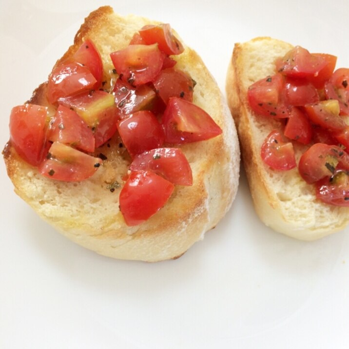 簡単 いつものブルスケッタ レシピ 作り方 By はるっちじゅんじ 楽天レシピ